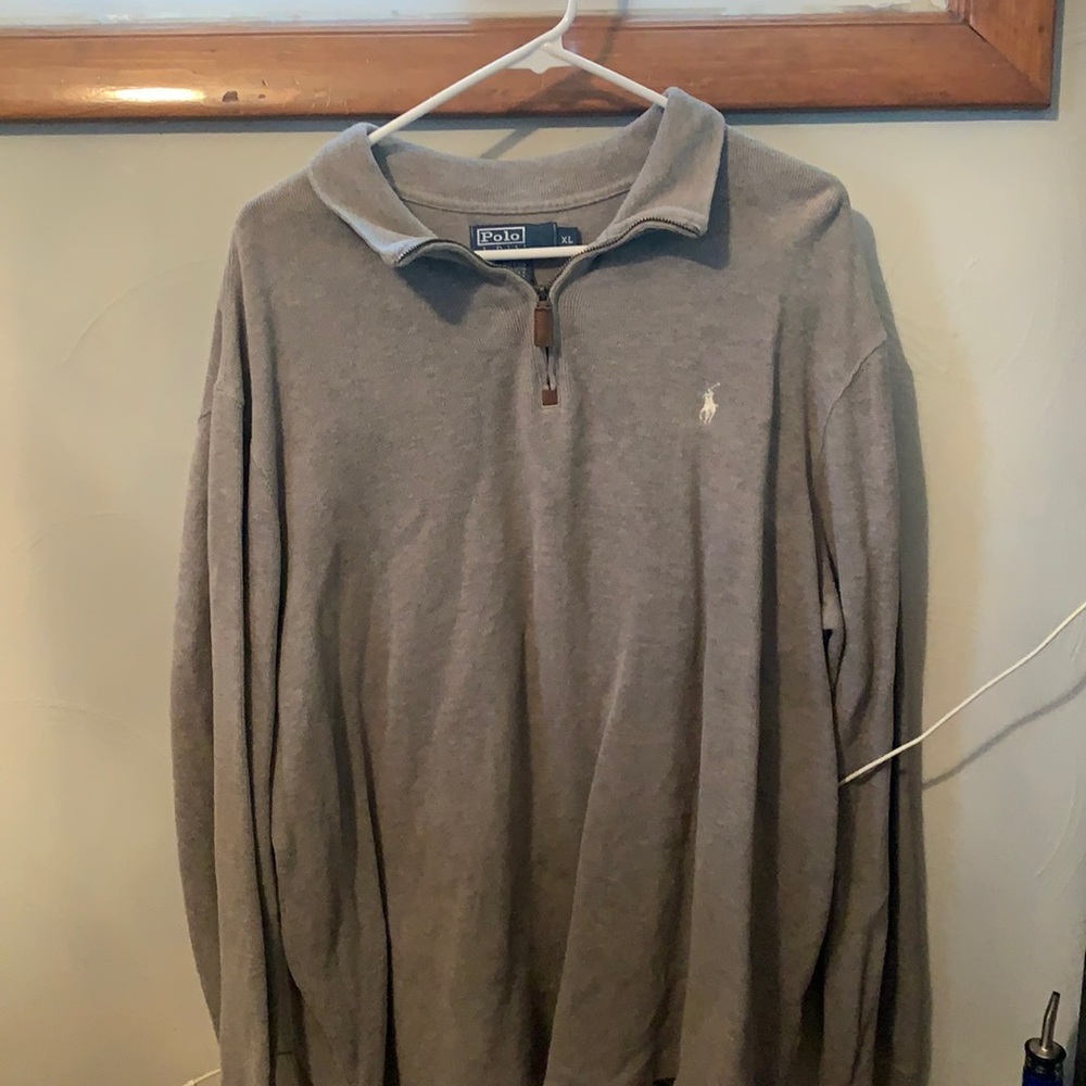 Ralph Lauren XL grey quarter zip